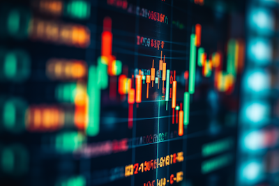 Market trends analysis chart showing investment opportunities